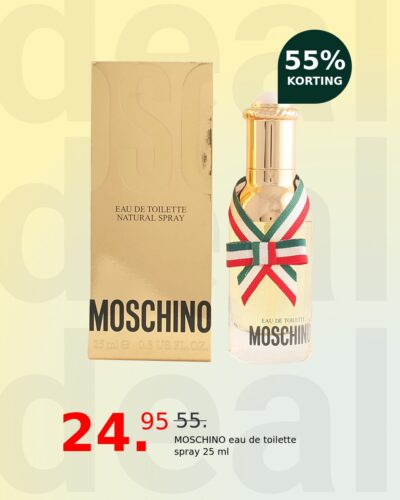 MOSCHINO eau de toilette spray 25 ml