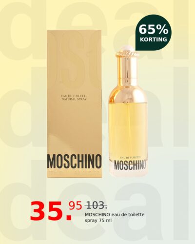 MOSCHINO eau de toilette spray 75 ml