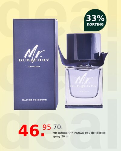MR BURBERRY INDIGO eau de toilette spray 50 ml