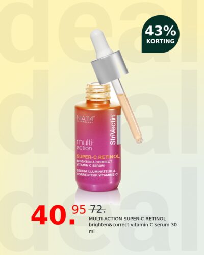 MULTI-ACTION SUPER-C RETINOL brighten&correct vitamin C serum 30 ml