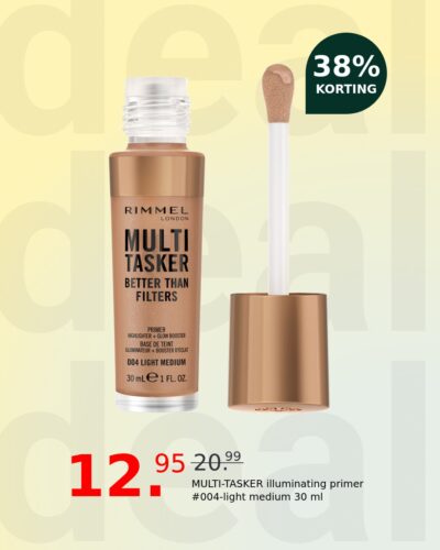 MULTI-TASKER illuminating primer #004-light medium 30 ml