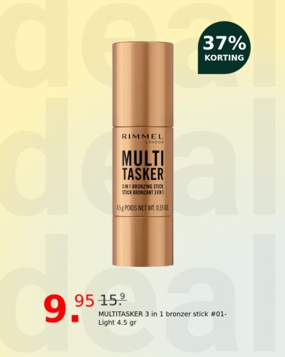 MULTITASKER 3 in 1 bronzer stick #01-Light 4.5 gr