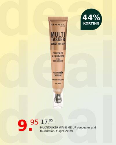 MULTITASKER WAKE ME UP concealer and foundation #Light 20 ml