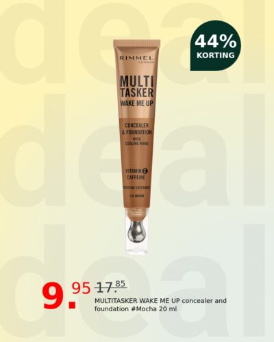 MULTITASKER WAKE ME UP concealer and foundation #Mocha 20 ml