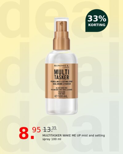 MULTITASKER WAKE ME UP mist and setting spray 100 ml