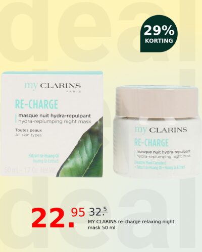 MY CLARINS re-charge relaxing night mask 50 ml