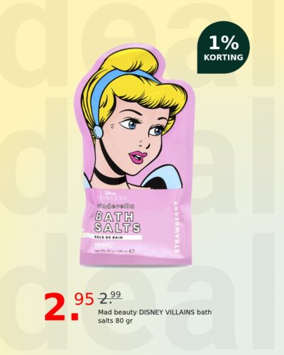 Mad beauty DISNEY VILLAINS bath salts 80 gr