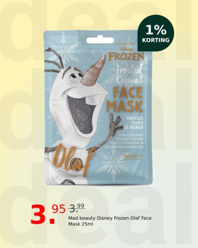 Mad beauty Disney Frozen Olaf Face Mask 25ml