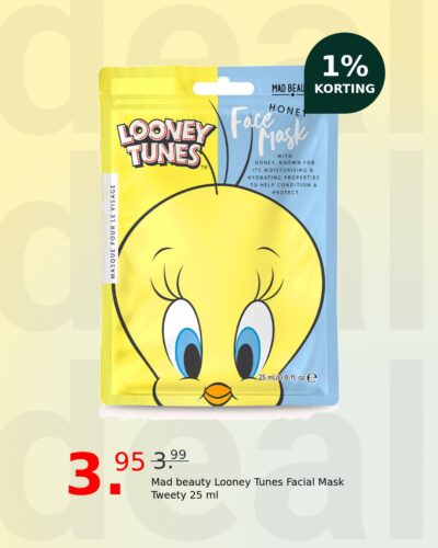 Mad beauty Looney Tunes Facial Mask Tweety 25 ml