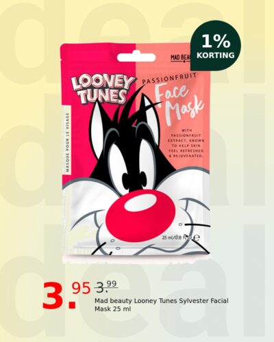 Mad beauty Looney Tunes Sylvester Facial Mask 25 ml