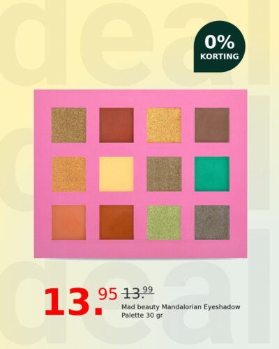 Mad beauty Mandalorian Eyeshadow Palette 30 gr