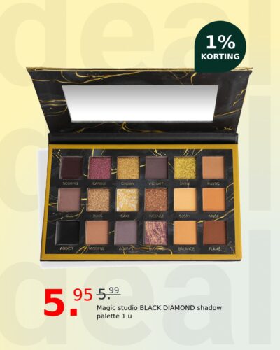 Magic studio BLACK DIAMOND shadow palette 1 u