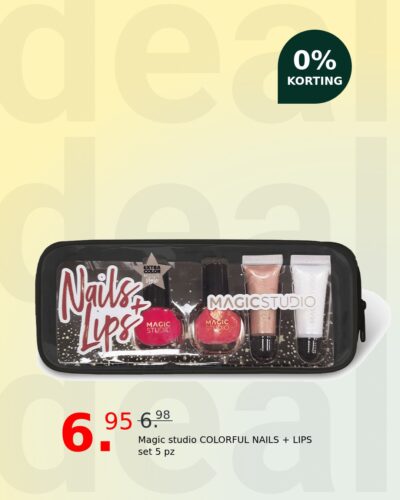Magic studio COLORFUL NAILS + LIPS set 5 pz