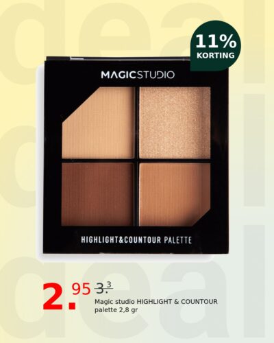 Magic studio HIGHLIGHT & COUNTOUR palette 2,8 gr