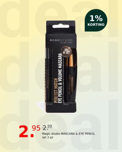 Magic studio MÁSCARA & EYE PENCIL set 2 pz