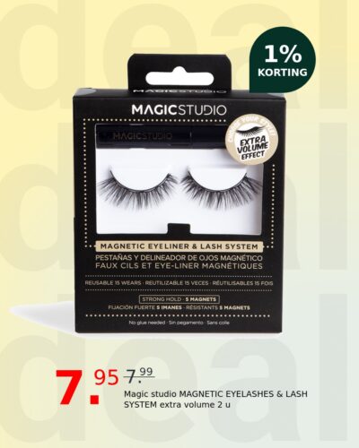 Magic studio MAGNETIC EYELASHES & LASH SYSTEM extra volume 2 u
