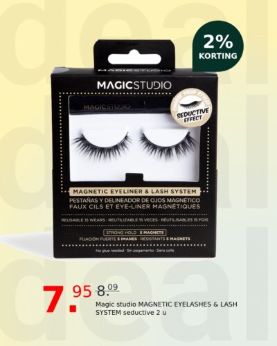 Magic studio MAGNETIC EYELASHES & LASH SYSTEM seductive 2 u