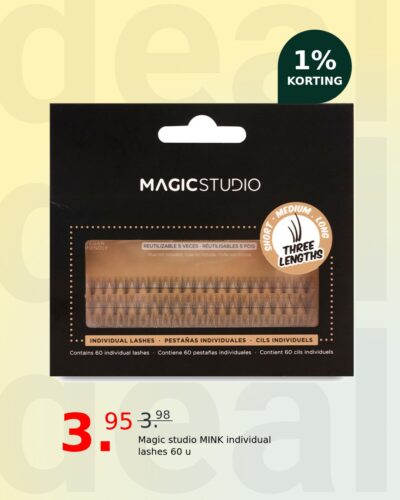 Magic studio MINK individual lashes 60 u