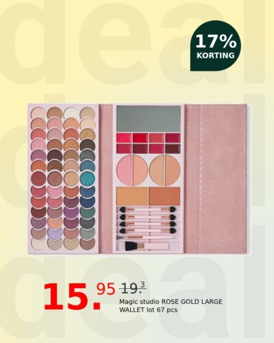 Magic studio ROSE GOLD LARGE WALLET lot 67 pcs