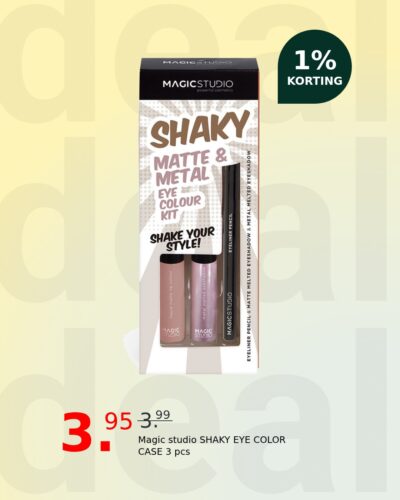 Magic studio SHAKY EYE COLOR CASE 3 pcs