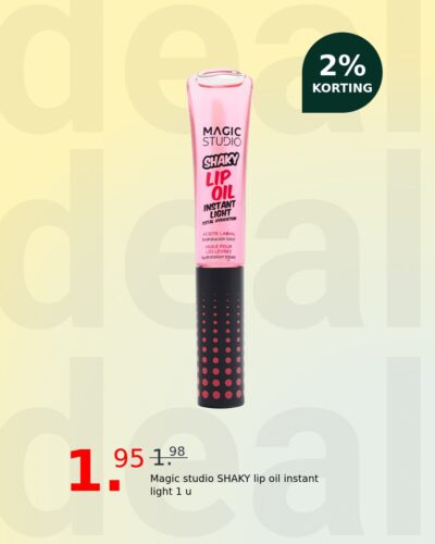 Magic studio SHAKY lip oil instant light 1 u