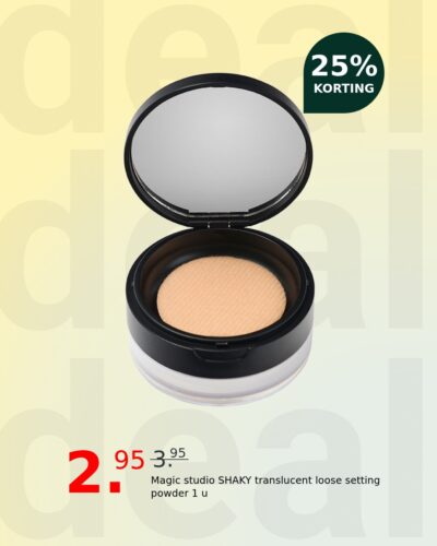 Magic studio SHAKY translucent loose setting powder 1 u