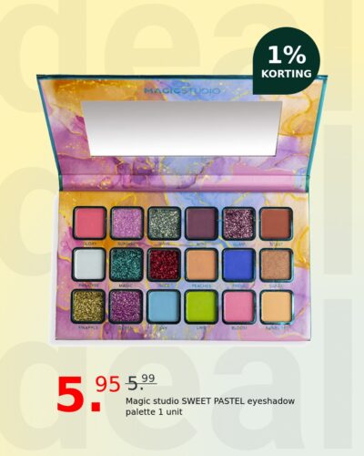 Magic studio SWEET PASTEL eyeshadow palette 1 unit