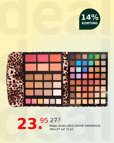 Magic studio WILD SAFARI ENORMOUS WALLET set 72 pz