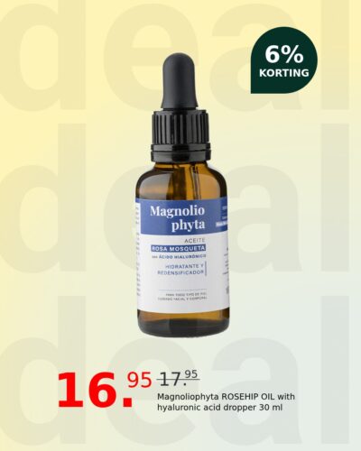 Magnoliophyta ROSEHIP OIL with hyaluronic acid dropper 30 ml