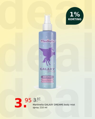Martinelia GALAXY DREAMS body mist spray 210 ml