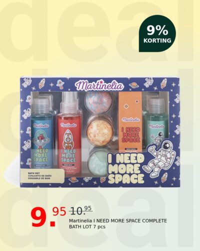 Martinelia I NEED MORE SPACE COMPLETE BATH LOT 7 pcs