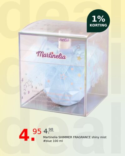 Martinelia SHIMMER FRAGRANCE shiny mist #blue 100 ml