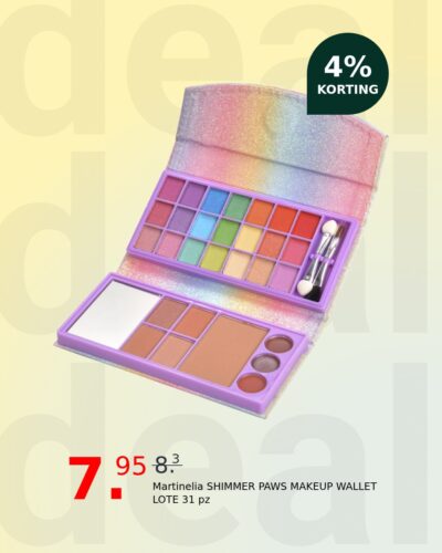 Martinelia SHIMMER PAWS MAKEUP WALLET LOTE 31 pz