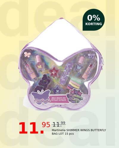 Martinelia SHIMMER WINGS BUTTERFLY BAG LOT 15 pcs