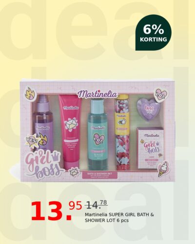 Martinelia SUPER GIRL BATH & SHOWER LOT 6 pcs