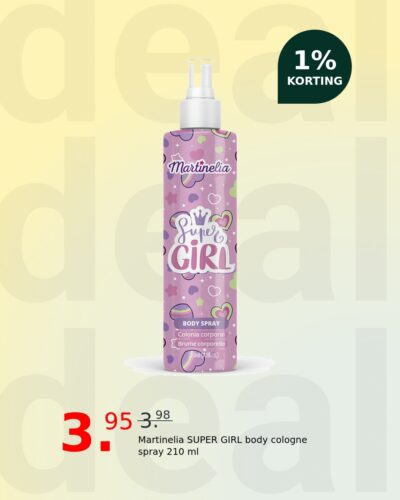 Martinelia SUPER GIRL body cologne spray 210 ml