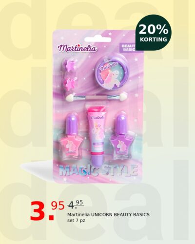 Martinelia UNICORN BEAUTY BASICS set 7 pz