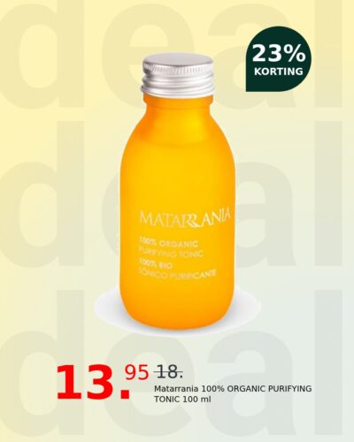 Matarrania 100% ORGANIC PURIFYING TONIC 100 ml