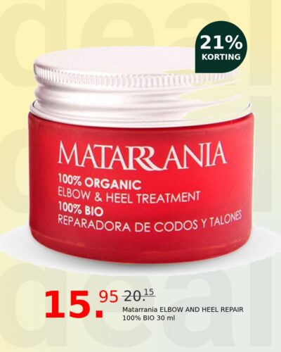 Matarrania ELBOW AND HEEL REPAIR 100% BIO 30 ml