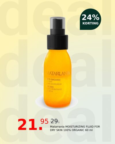 Matarrania MOISTURIZING FLUID FOR DRY SKIN 100% ORGANIC 60 ml