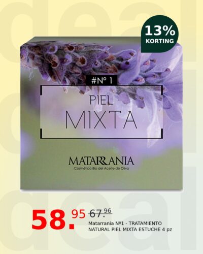 Matarrania Nº1 - TRATAMIENTO NATURAL PIEL MIXTA ESTUCHE 4 pz
