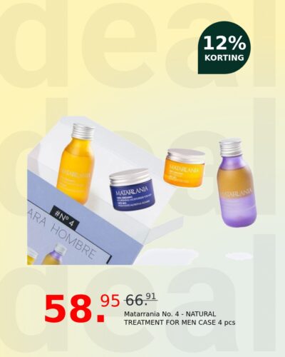 Matarrania No. 4 - NATURAL TREATMENT FOR MEN CASE 4 pcs