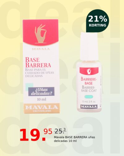 Mavala BASE BARRERA uñas delicadas 10 ml