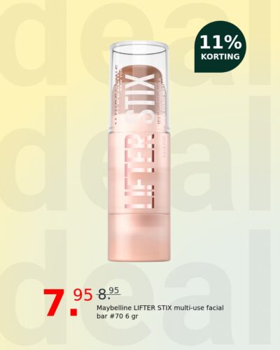 Maybelline LIFTER STIX multi-use facial bar #70 6 gr