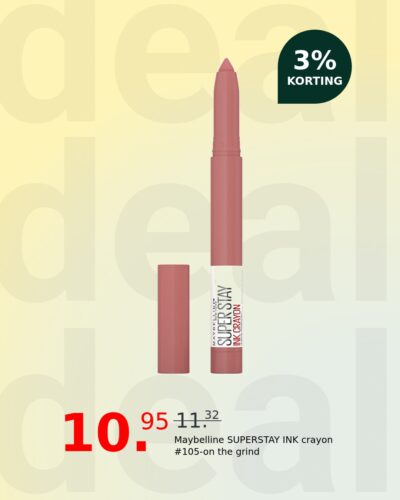 Maybelline SUPERSTAY INK crayon #105-on the grind