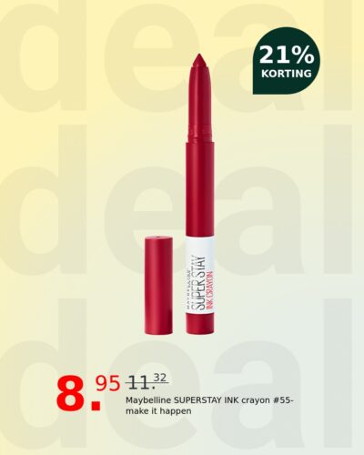 Maybelline SUPERSTAY INK crayon #55-make it happen