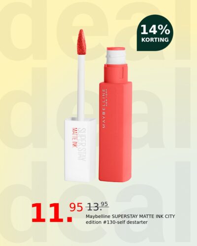 Maybelline SUPERSTAY MATTE INK CITY edition #130-self destarter