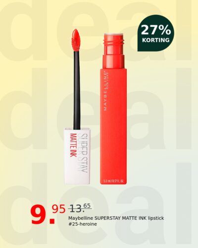 Maybelline SUPERSTAY MATTE INK lipstick #25-heroine