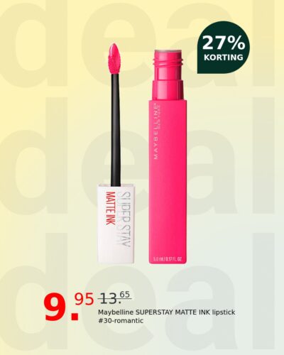 Maybelline SUPERSTAY MATTE INK lipstick #30-romantic