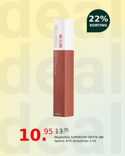 Maybelline SUPERSTAY MATTE INK lipstick #70-amazonian 5 ml